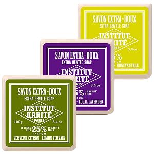 Institut Karit Invigorating Extra Gentle Luxury Soap Set (3 Bars) (100g x 3)