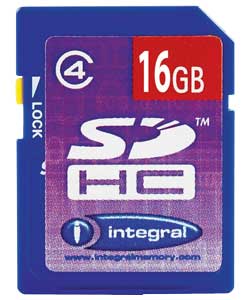 integral 16Gb SDHC Card