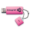 Integral 1GB Pink and#39;Splashand#39; Pen Drive