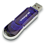 INTEGRAL 1GB USB 2.0 Courier Flash Drive