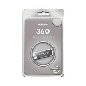 2GB 360 USB Flash Drive - Grey