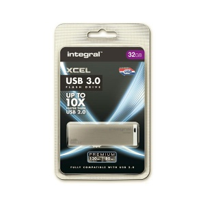 Integral 32GB XCEL USB 3.0 Stick - Up to 130MB/s