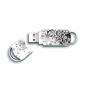 Integral 4GB Xpression USB Flash Drive - Flower