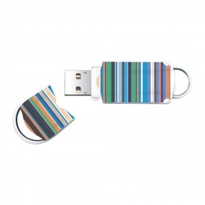 Integral 4GB Xpression USB Flash Drive - Stripe