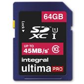 Integral 64GB SDXC Ultima Pro Memory Card Class 10