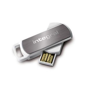 Integral 8GB 360 USB Flash Drive - Grey