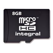 Integral 8GB Micro SDHC Memory Card Class 10
