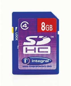 Integral 8Gb SDHC Card
