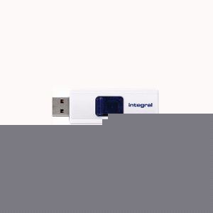 8GB Slide USB Flash Drive - White