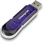 Integral Courier Blue 8GB USB2.0 Flash Drive -