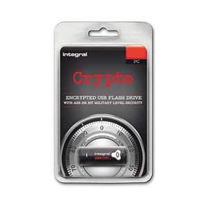 Integral Crypto 8GB USB Flash Drive with AES