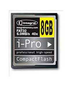 Integral I-Pro 8GB CompactFlash Memory Card