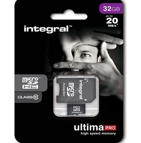 32GB ultima PRO Micro SDHC class 10 memory card