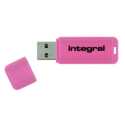 Integral Pink 16GB USB Flash Drive