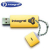 Integral Splash 8GB USB 2.0 Flash Drive - Yellow
