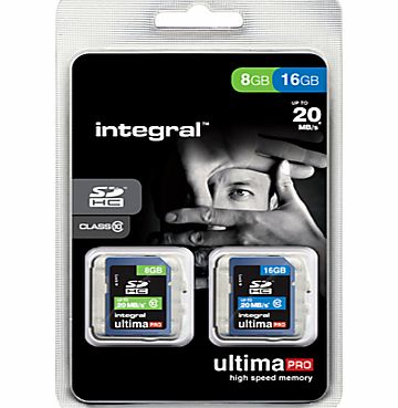Integral Ultima SDHC Class 10 Memory Card, 16GB