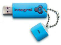 USB Flash Drive - Integral 1GB Blue