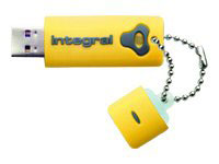 USB Flash Drive - Integral 1GB Yellow