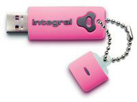 INTEGRAL USB Flash Drive - Integral 2GB Pink
