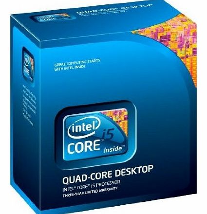 Intel i5-750 Quad Core Processor - 2.66 GHz, 8MB Cache, 2.5 GT/sec, Socket 1156, 45 nm, 3 Year Warranty, Retail Boxed