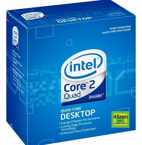 Intel Processor - 1 x Intel Core 2 Quad Q9300 / 2.5 GHz ( 1333 MHz ) - LGA775 Socket - L2 6 MB ( 2 x 3MB (3MB per core pair) ) - Box
