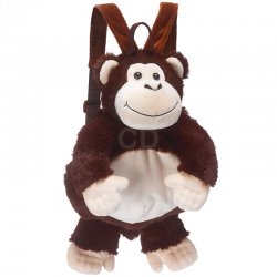 Pillow Heads Back Pack Monkey