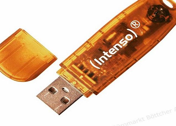 Intenso 3502490 - 64GB - Orange - USB Flash Drive