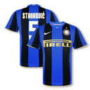 Inter Milan Nike 08-09 Inter Milan home (Stankovic 5)