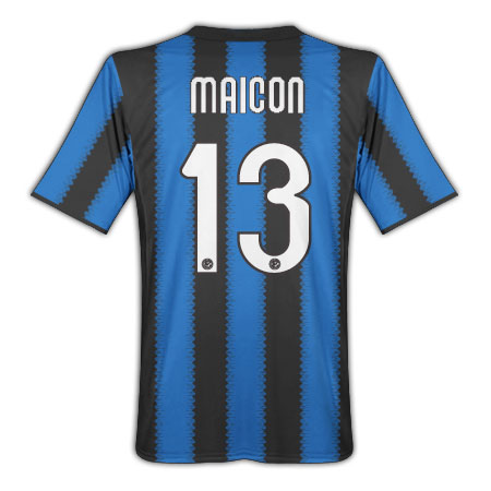 Inter Milan Nike 2010-11 Inter Milan Nike Home Shirt (Maicon 13)