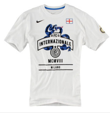 Inter Milan Training Wear Nike 2011-12 Inter Milan Nike Core T-Shirt (White)