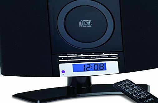 Denver MC-5220 Hifi CD Stereo System Alarm Clock Radio