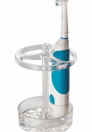 InterDesign Eva Large Toothbrush Stand, Clear