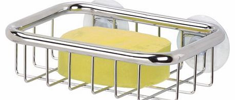 Forma Ultra Suction Soap Dish, Polished Stainless Steel