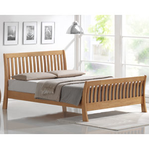 Picasso Beech 4FT 6 Double Bedstead