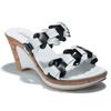 Interlink Wedge Mules