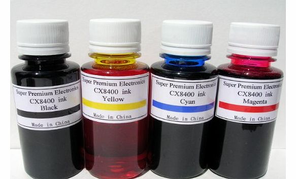 InternetCartridges 4x100ml Bulk Ink Refills for Epson Printers and CISS Systems