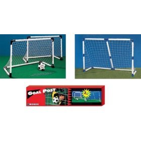 Soccer goal sets with ball and pump
