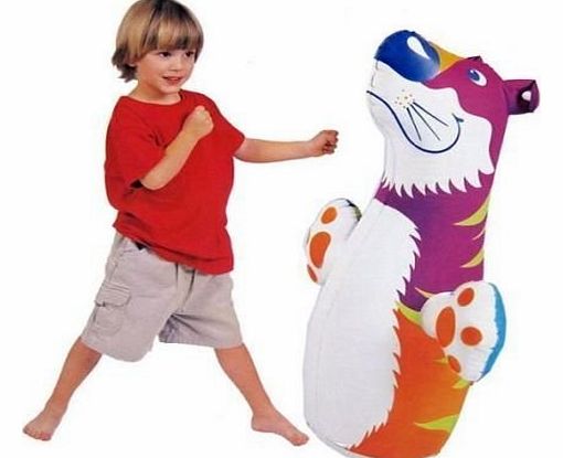 Intex Childrens Tiger Inflatable 3D Boxing Bop Punch Bags Indoor Outdoor Game