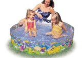 Intex The Wet Set 4 x 10` Rigid Wall Snap Set Pool hrs of Water Fun