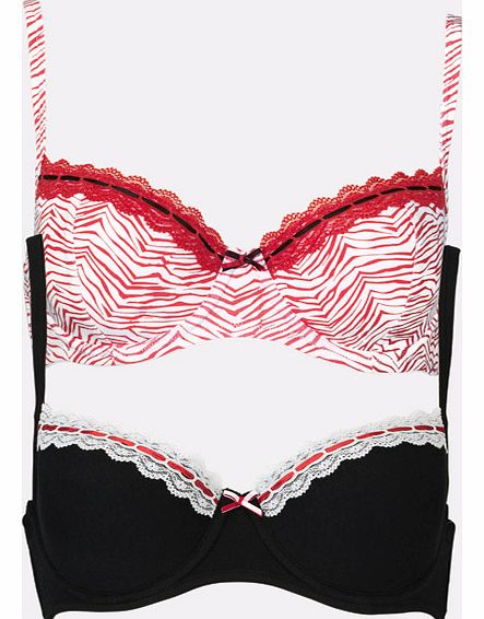 Intimates Essentials Pack Of Two Cotton Bras