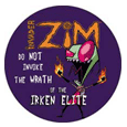 Invader Zim Irkin Elite Button Badges