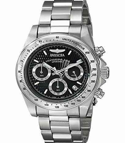 Invicta Mens Speedway Chronograph Silver Stainless Steel Watch (9223)