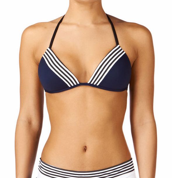 Iodus Womens Iodus Surikizu Triangle Bikini Top - Noir