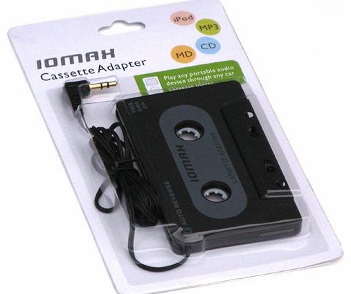 IOMAX Car Cassette Adapter - Black