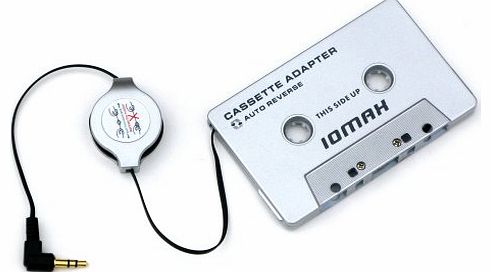 Car Cassette Adapter for iPod and MP3 Players - Retractable Cable