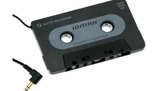 IOMAX Car Cassette Adaptor for iPod amp; MP3 Players - Black