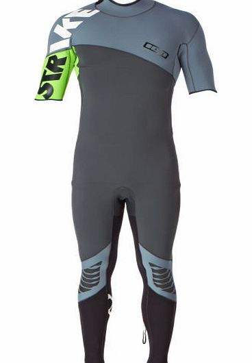 ION Mens ION Strike 3/2mm Back Zip Short Sleeve