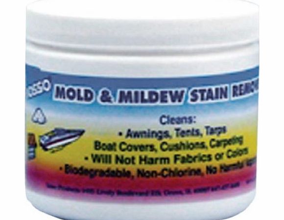 IOSSO MOULD amp; MILDEW STAIN REMOVER CONCENTRATED POWDER MOLD CANOPY CANVAS CLEANER TENT AWNING (12oz)