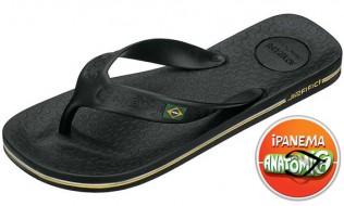 Ipanema Anatomy Black Flip Flop