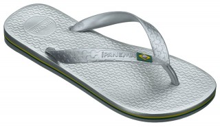 Ipanema brazil silver flip flop